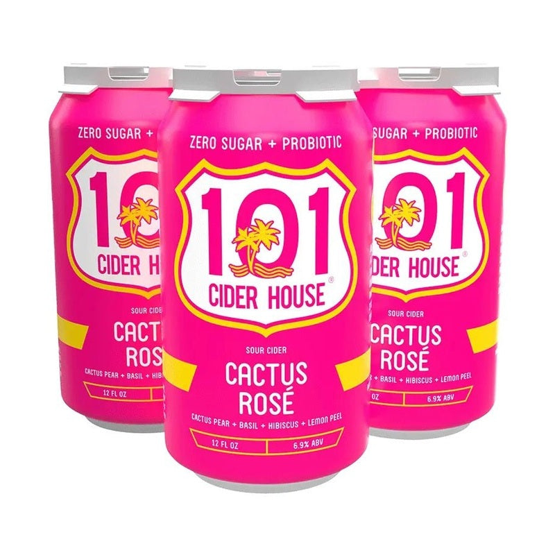 101 Cider House Cactus Rosé Sour Cider 4-Pack - LoveScotch.com