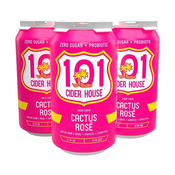 101 Cider House Cactus Rosé Sour Cider 4-Pack - LoveScotch.com