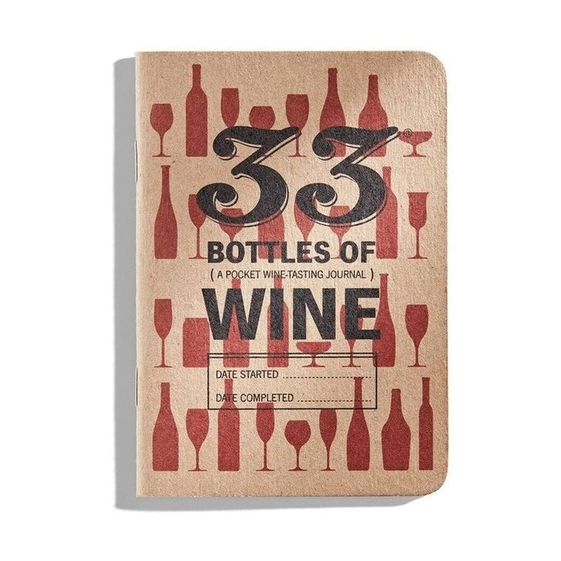 33 Bottles of Wine Tasting Book - LoveScotch.com