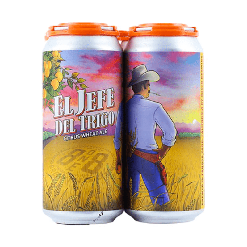 8one8 Brewing 'El Jefe del Trigo' Citrus Wheat Ale Beer 4-Pack - LoveScotch.com