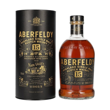Aberfeldy 15 Year Old Cabernet Sauvignon Cask Finish Highland Single Malt Scotch Whisky - LoveScotch.com