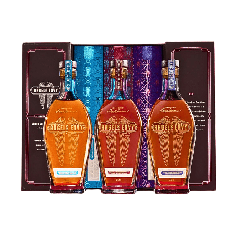 Angel's Envy Cellar Collection Series Volumes 1-3 3-Pack 375ml - LoveScotch.com
