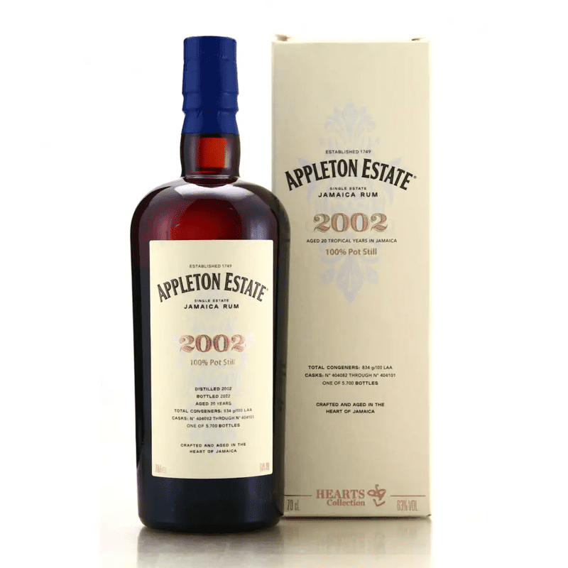 Appleton Estate 'Hearts Collection 20 Year 2002' Jamaican Pot Still Rum - LoveScotch.com 