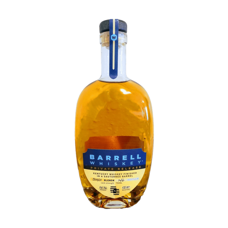 Barrell Whiskey Private Release Kentucky Whiskey Finished In A Sauternes Barrel - LoveScotch.com