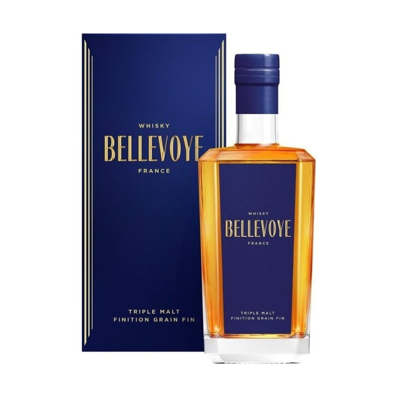 Bellevoye Blue 'Fine Grain Finish Triple Malt Edition' French Whiskey - LoveScotch.com