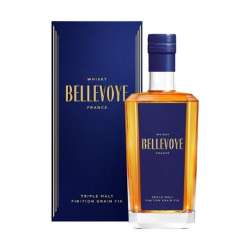 Bellevoye Blue 'Fine Grain Finish Triple Malt Edition' French Whiskey - LoveScotch.com