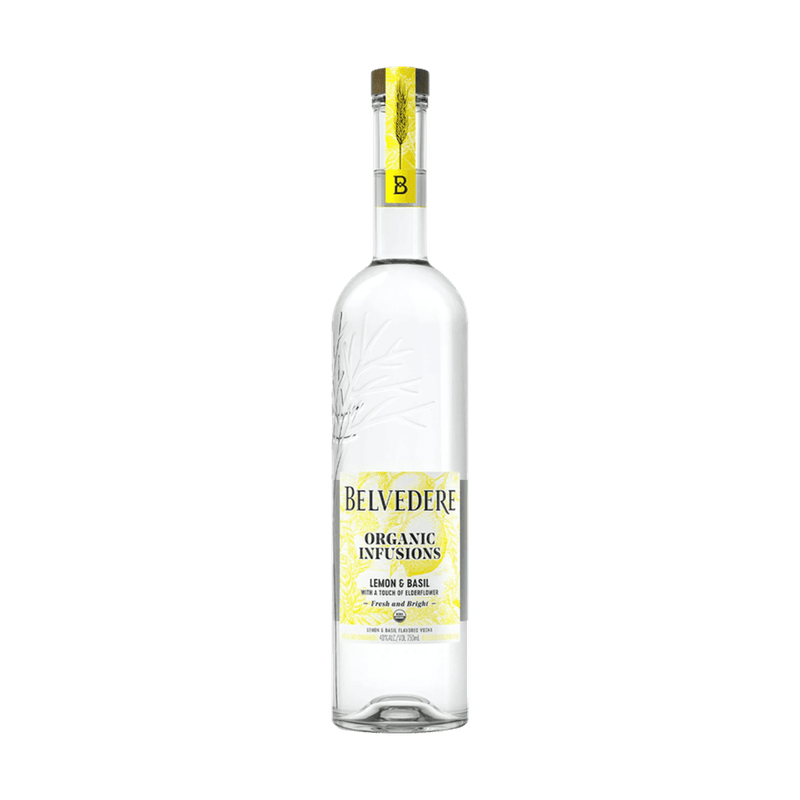 Belvedere Organic Infusions Lemon & Basil Vodka - LoveScotch.com
