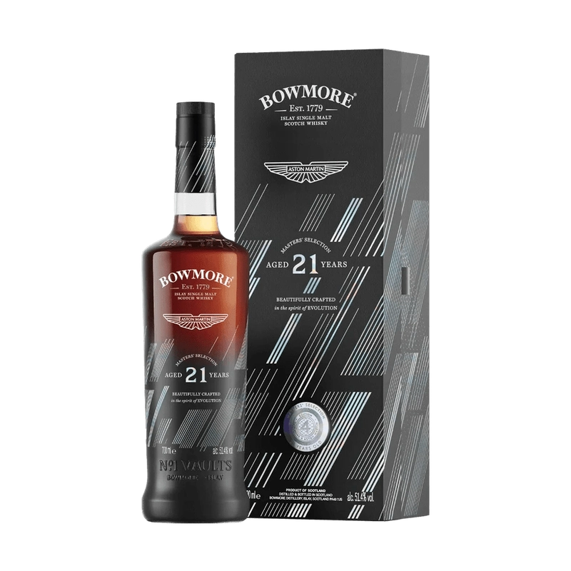 Bowmore x The Aston Martin Master's Selection No. 1 Vaults 21 Year Single Malt Scotch Whiskyy - LoveScotch.com