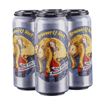 Brouwerij West 'Dog Ate My Homework' Blackberry Ale Beer 4-Pack - ForWhiskeyLovers.com