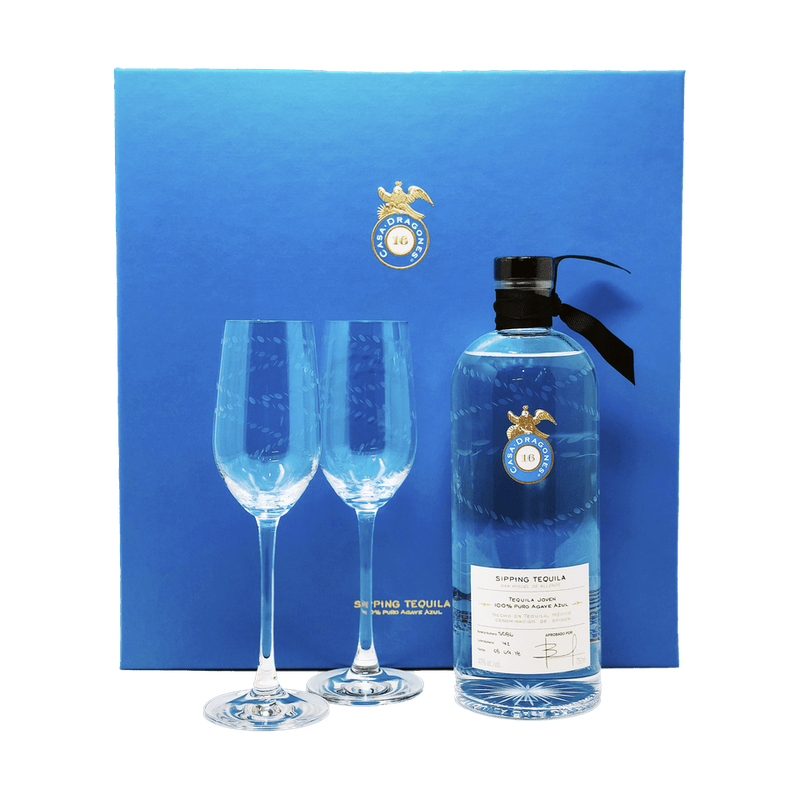 Casa Dragones Tequila Joven 2 Glass Gift Set - LoveScotch.com