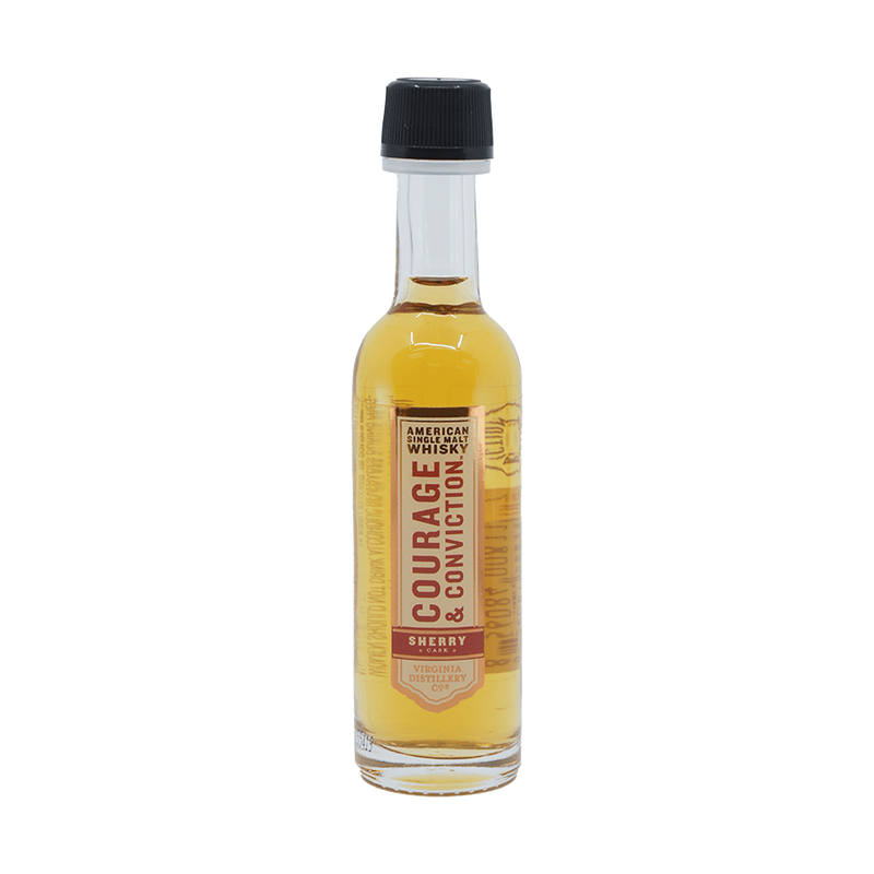 Courage & Conviction Sherry Cask American Single Malt Whiskey 50ml - LoveScotch.com