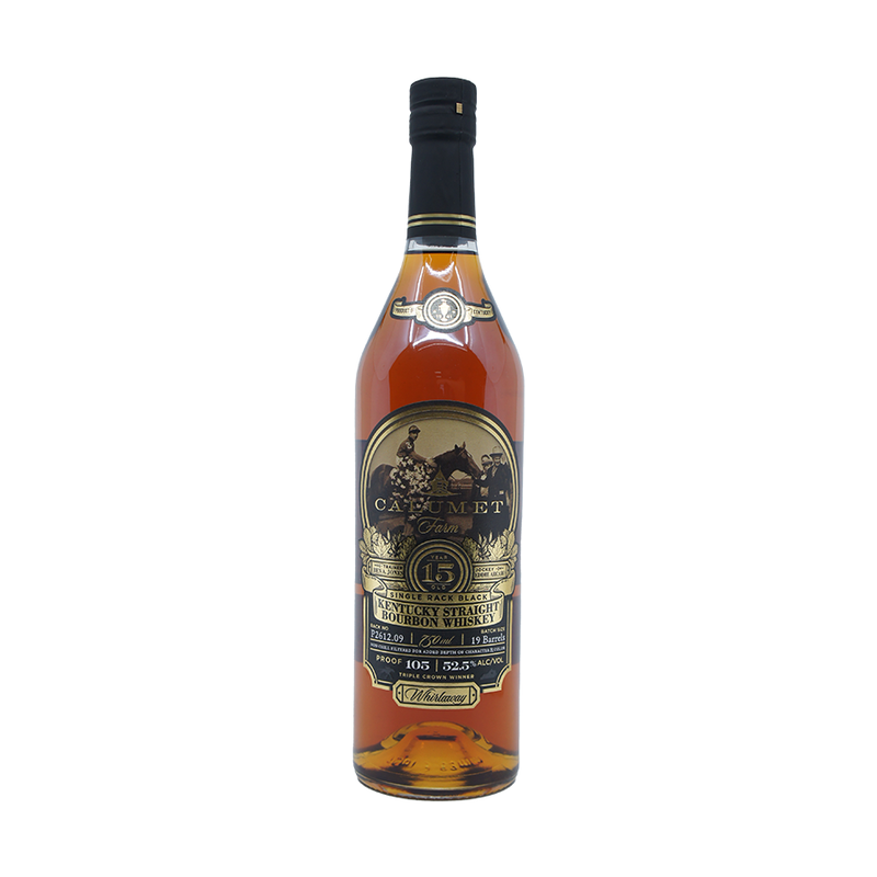 Calumet Farm Single Rack Black 15 Year Old Kentucky Straight Bourbon Whiskey - LoveScotch.com