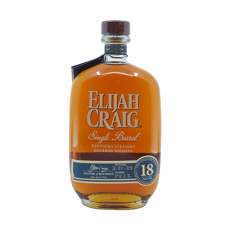 Elijah Craig 18 Year Old Single Barrel Kentucky Straight Bourbon Whiskey - LoveScotch.com
