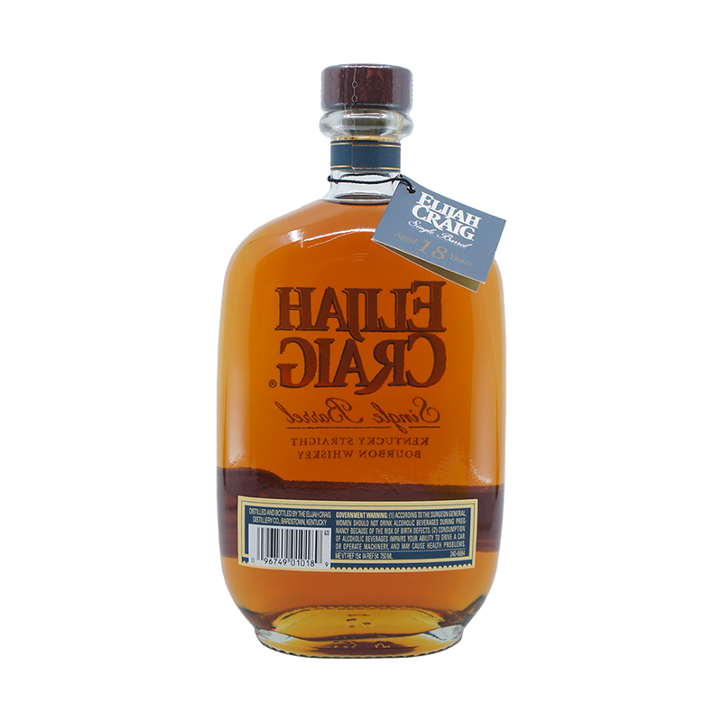 Elijah Craig 18 Year Old Single Barrel Kentucky Straight Bourbon Whiskey - LoveScotch.com