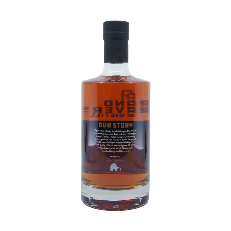 Grand Traverse Ole George Bottled In Bond Michigan Straight Rye Whiskey - LoveScotch.com