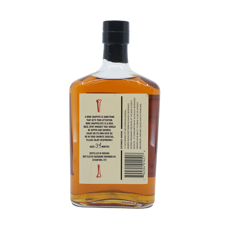 Backbone Bone Snapper Rye Whiskey - LoveScotch.com