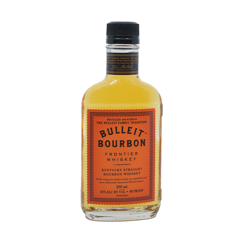 Bulleit Bourbon Kentucky Straight Bourbon Whiskey 200ml - LoveScotch.com