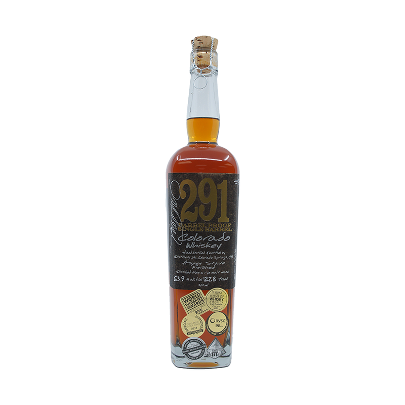 291 Barrel Proof Single Barrel Colorado Bourbon Whiskey - LoveScotch.com