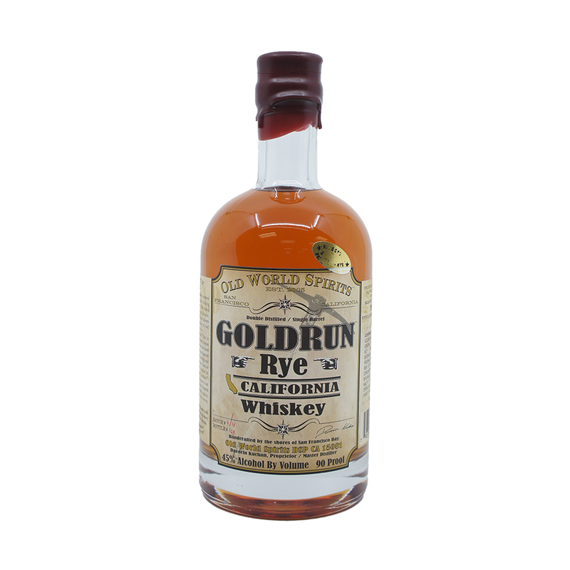 Old World Spirits Goldrun Rye California Whiskey - LoveScotch.com