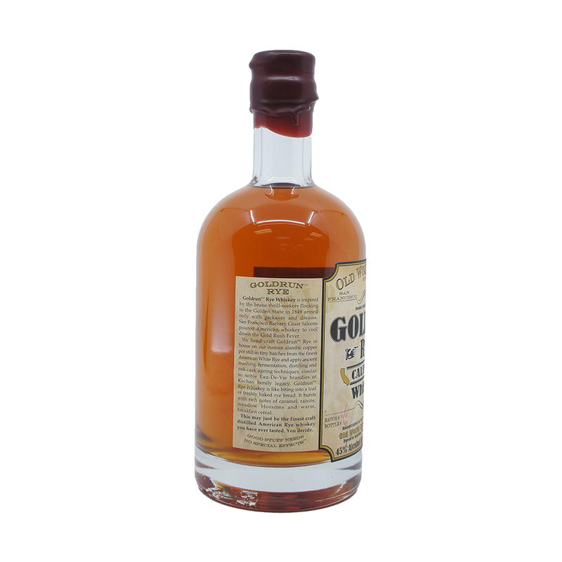 Old World Spirits Goldrun Rye California Whiskey - LoveScotch.com