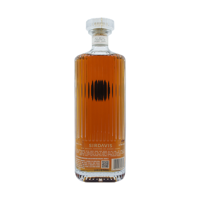 SIRDAVIS American Rye Whiskey Finished in PX Sherry Casks - LoveScotch.com