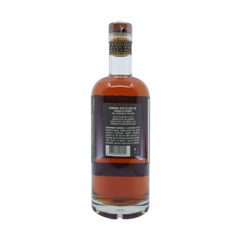 Sonoma County Rye Whiskey - LoveScotch.com