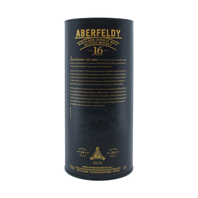 Aberfeldy 16 Year Old Highland Single Malt Scotch Whisky - LoveScotch.com