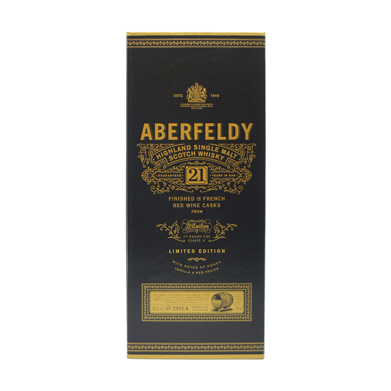 Aberfeldy 21 Year Limited Edition St-Emilion French Wine Cask Finish - LoveScotch.com