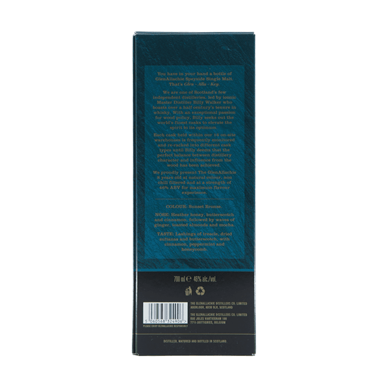 The GlenAllachie 8 Year Old Speyside Single Malt Scotch Whisky - LoveScotch.com