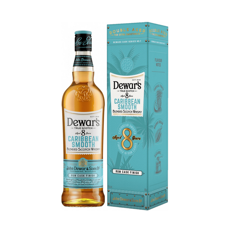 Dewar's 'Caribbean Smooth' 8 Year Old Rum Cask Finish Blended Scotch Whisky - LoveScotch.com