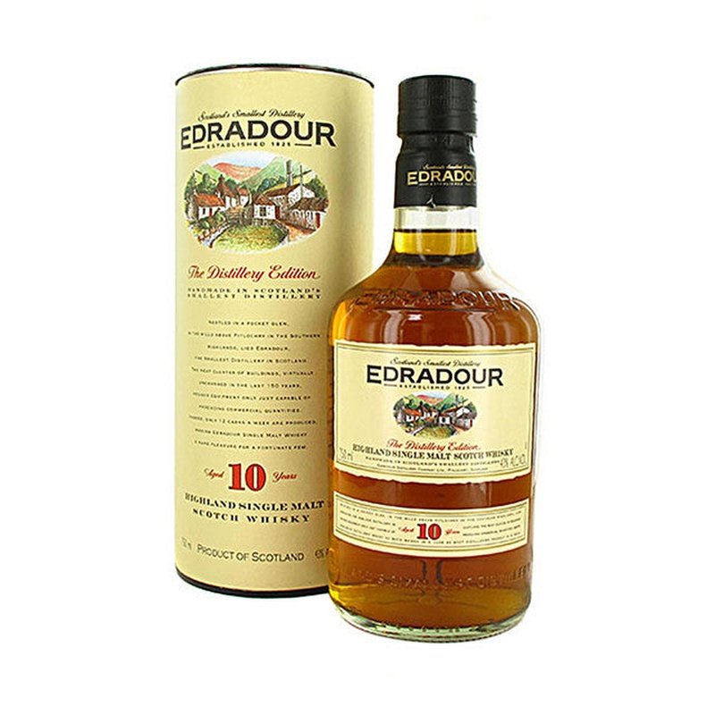 Edradour 10 Year Old Highland Single Malt Scotch Whisky - LoveScotch.com 