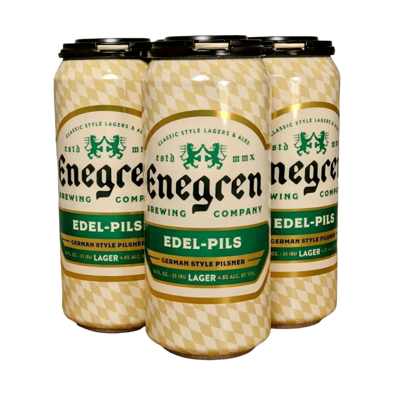 Enegren Brewing Co. Edel-Pils Lager Beer 4-Pack - ForWhiskeyLovers.com