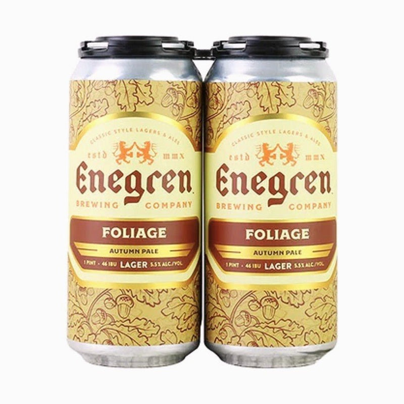 Enegren Brewing Co. Foliage Autumn Lager Beer 4-Pack - ForWhiskeyLovers.com