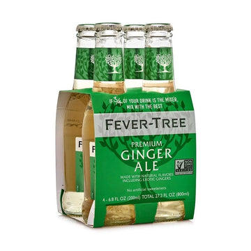 Fever-Tree Premium Ginger Ale 4-Pack - LoveScotch.com