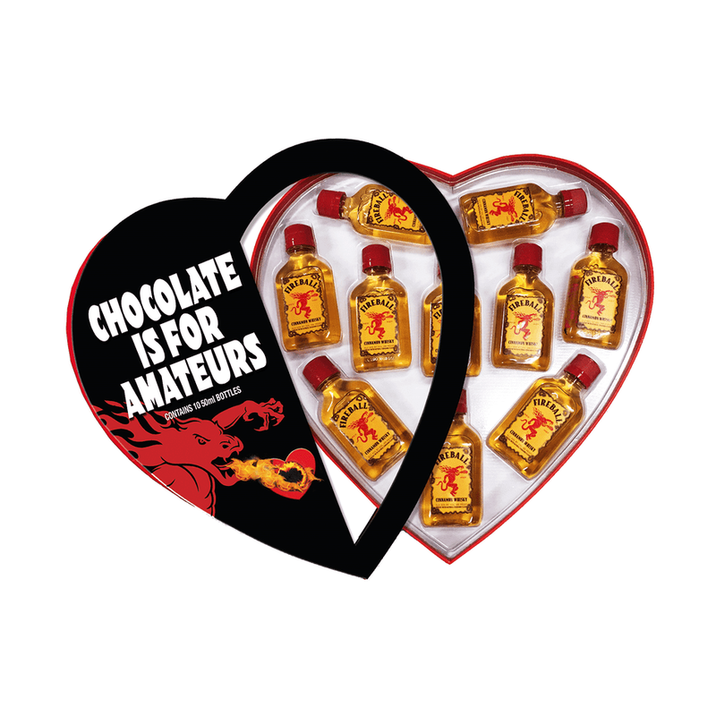 Fireball Cinnamon Whisky Anti-Valentine’s Day 10-Pack 50ml - LoveScotch.com