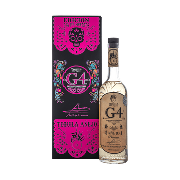 G4 Día de Muertos Añejo Tequila Black Box - LoveScotch.com