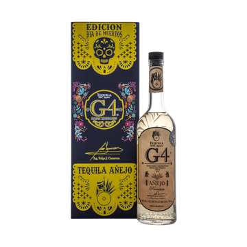 G4 Día de Muertos Añejo Tequila Purple Box - LoveScotch.com
