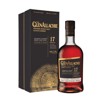 GlenAllachie Masters of Wood 17 Year Old Mizunara & Oloroso Cask Finish Single Malt Scotch Whisky - LoveScotch.com
