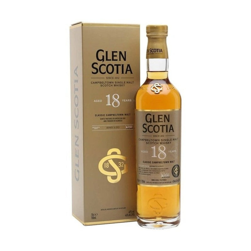 Glen Scotia 18 Year Old Single Malt Scotch Whisky 700ml - LoveScotch.com