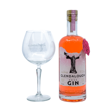 Glendalough Rose Gin + Coupe Kit - LoveScotch.com