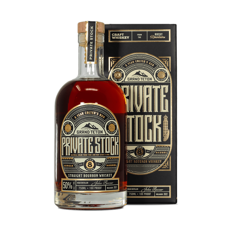 Grand Teton Private Stock Straight Bourbon Whiskey - LoveScotch.com