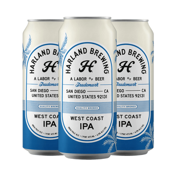 Harland Brewing WC IPA Beer 4-pack Cans - LoveScotch.com