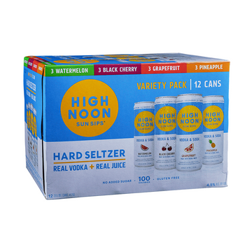 High Noon Hard Seltzer Variety 12-Pack - LoveScotch.com
