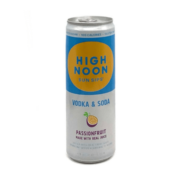 High Noon Passionfruit Vodka Soda 4-Pack - LoveScotch.com