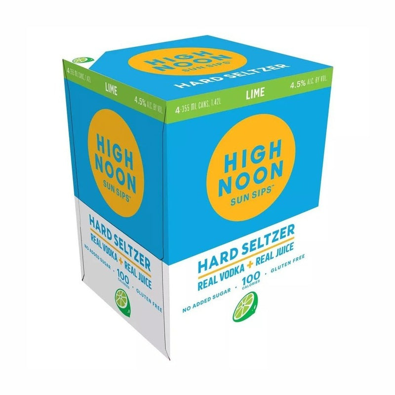 High Noon Lime Hard Seltzer 4-Pack - LoveScotch.com