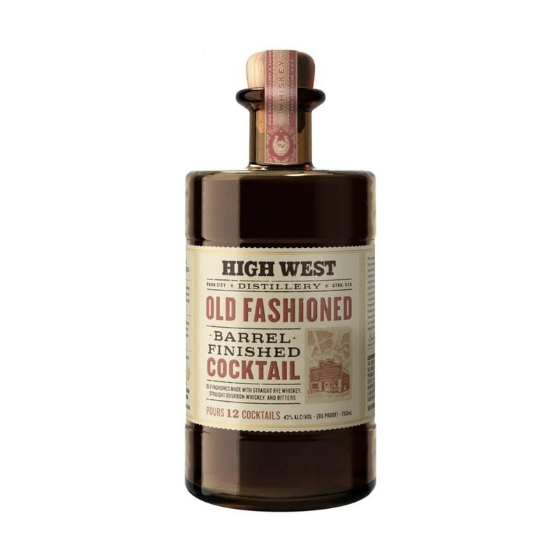 High West Old Fashioned Barrel Finished Cocktail - LoveScotch.com