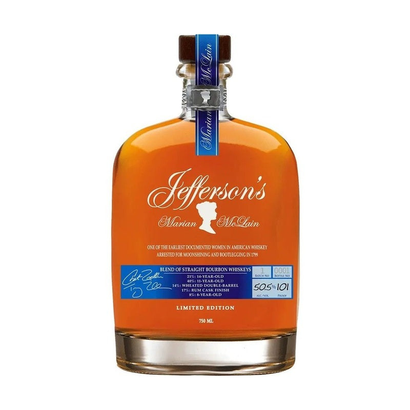 Jefferson's 'Marian McLain' Blend Of Straight Bourbon Whiskeys - LoveScotch.com