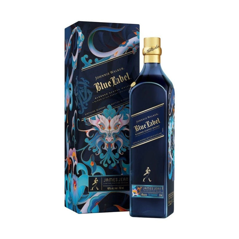 Johnnie Walker Blue Label 'Year Of Wood Dragon x James Jean' Blended Scotch Whisky Limited Edition - LoveScotch.com