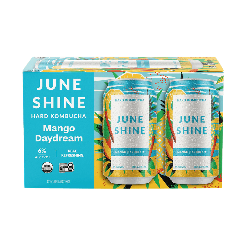 JuneShine Mango Day Hard Kombucha 6-pack - LoveScotch.com