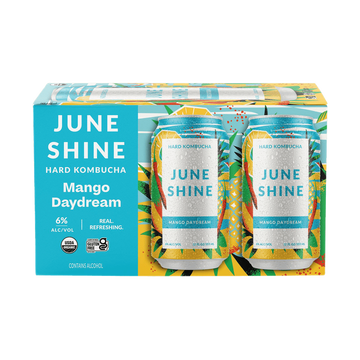 JuneShine Mango Day Hard Kombucha 6-pack - LoveScotch.com